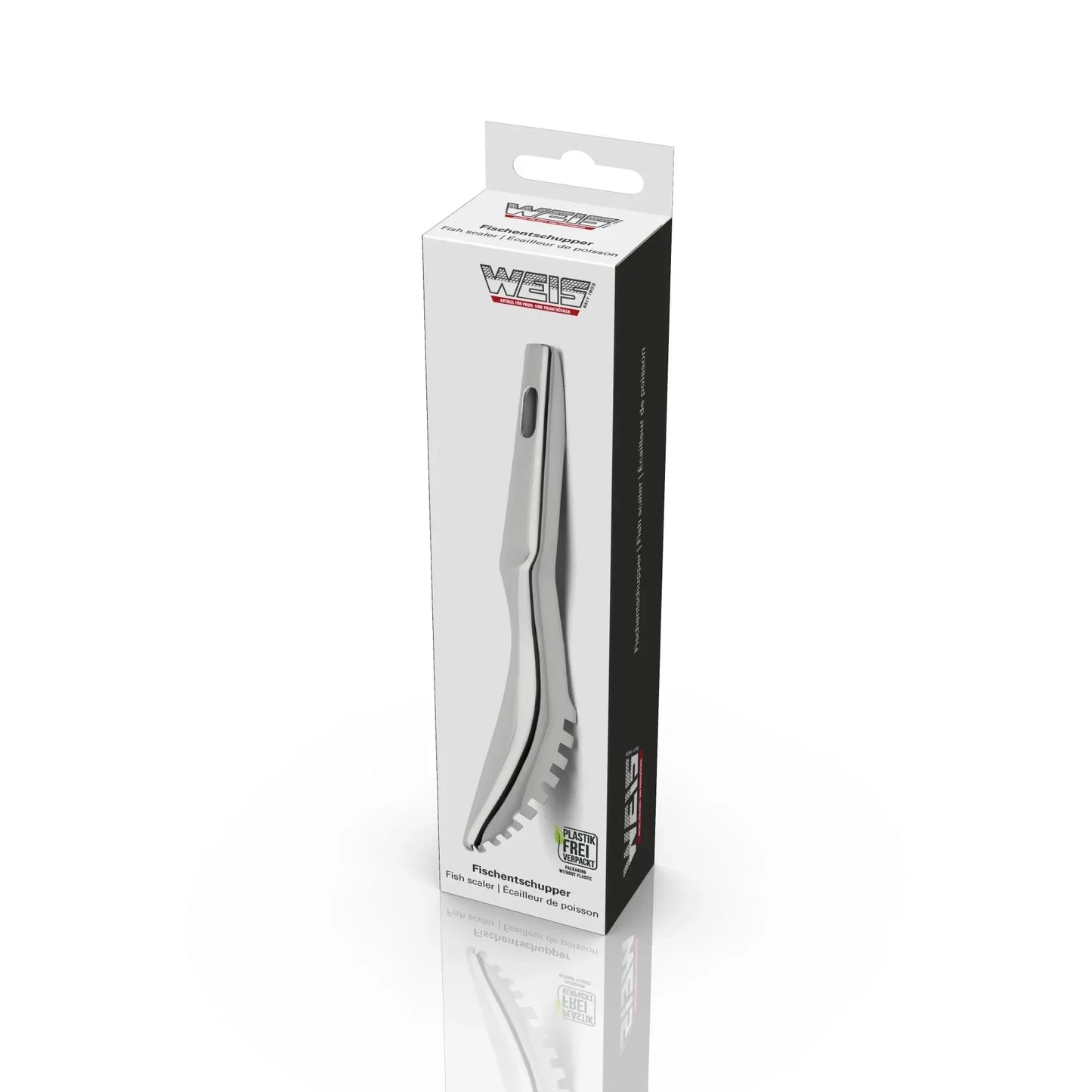 Visschubber RVS 19cm Ovale Handgreep – Ergonomisch | Karl Weis - Dahomy.nl