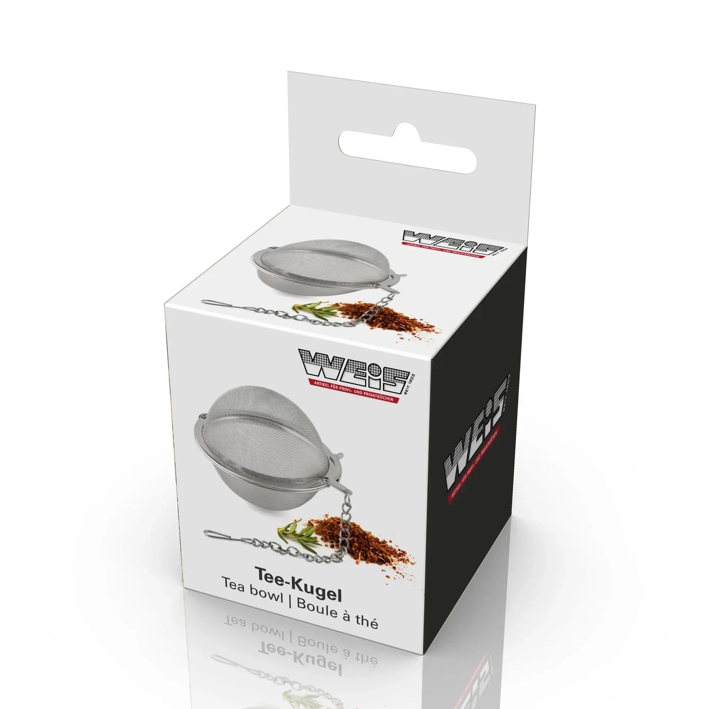 Theebol RVS Karl Weis 5,5cm | Fijn Zeefgaas | Veilige Sluiting - Dahomy.nl