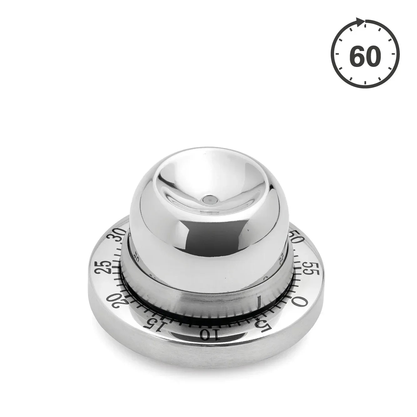 Keukentimer Karl Weis 60 Min | Eierprikker RVS | 2-in-1 Multifunctioneel - Dahomy.nl