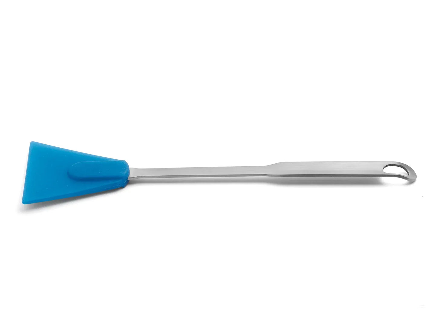 Deegschraper Driehoekig Karl Weis 32cm | Siliconen RVS | Bakschraper - Dahomy.nl