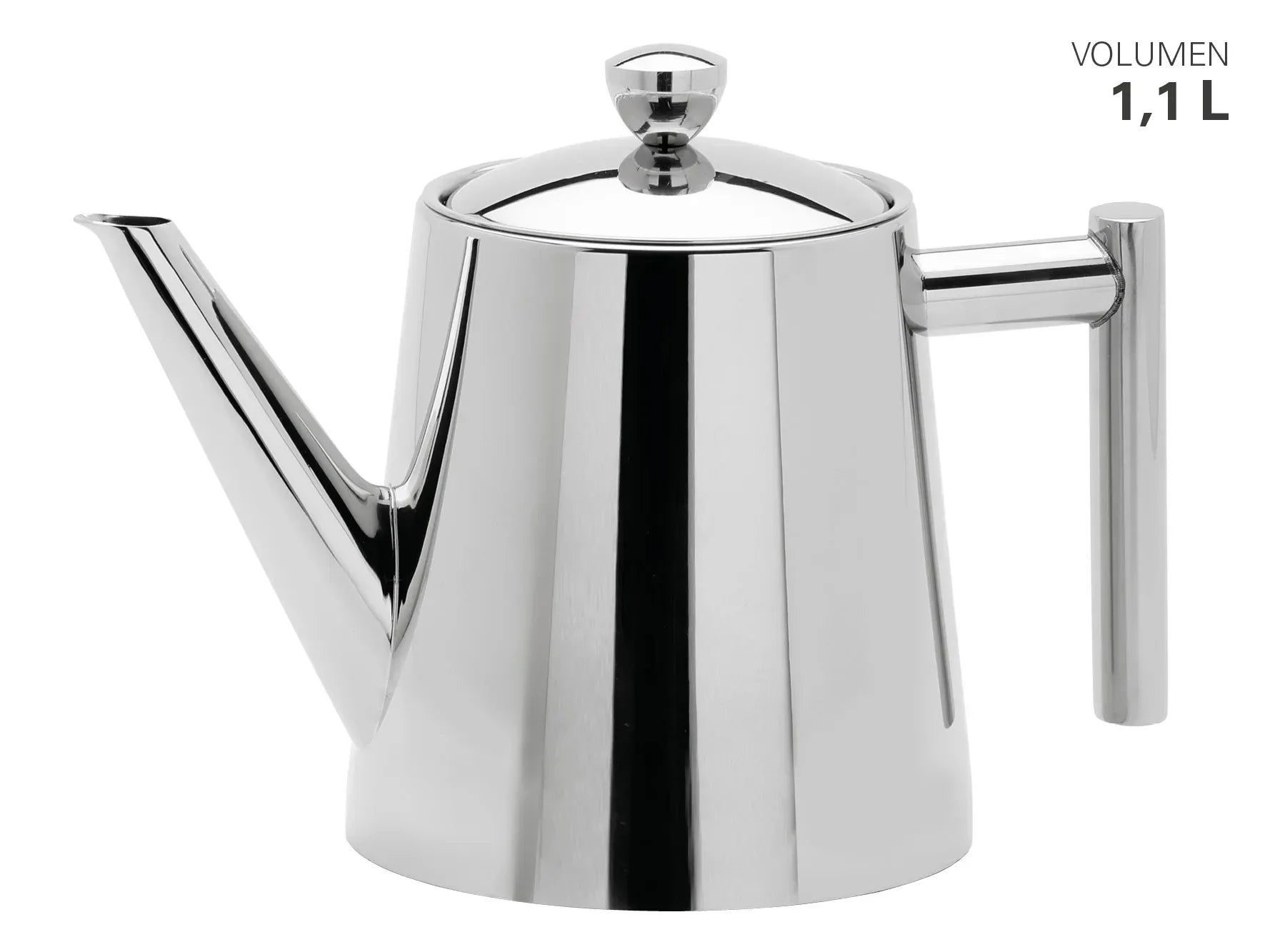 Theepot RVS 1100ml Theefilter – Druppelvrij | Karl Weis