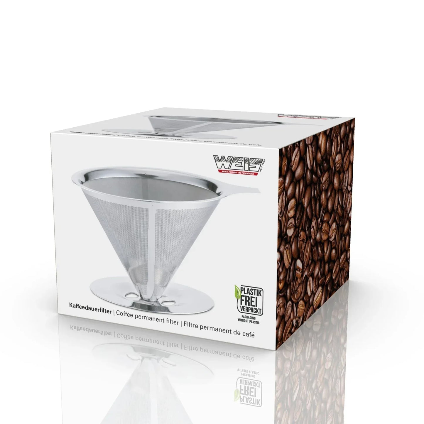 Koffiefilter Permanent RVS Karl Weis | Dubbele Laag | Ultrafijn - Dahomy.nl