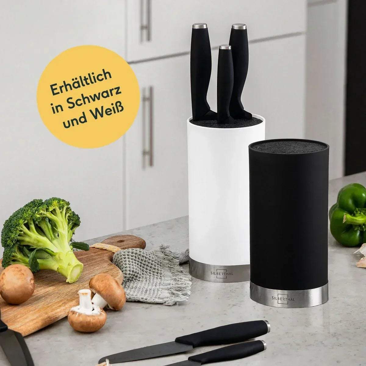 Messenblok Universeel Silberthal | Zonder Messen | Elegant Design - Dahomy.nl