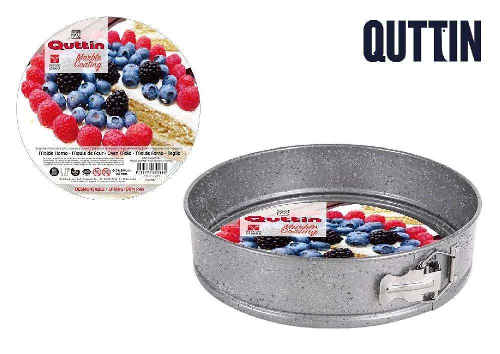 Afneembare Bakvorm 20 cm PFOA-Vrij Marmer Look – Koolstofstaal | Quttin - Dahomy