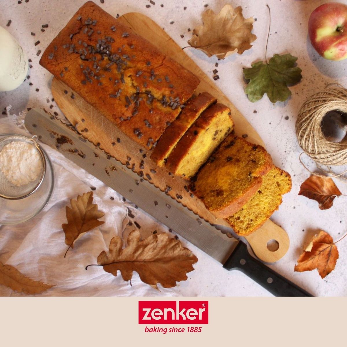 Zenker cakevorm zwart metallic bovenaanzicht non-stick coating