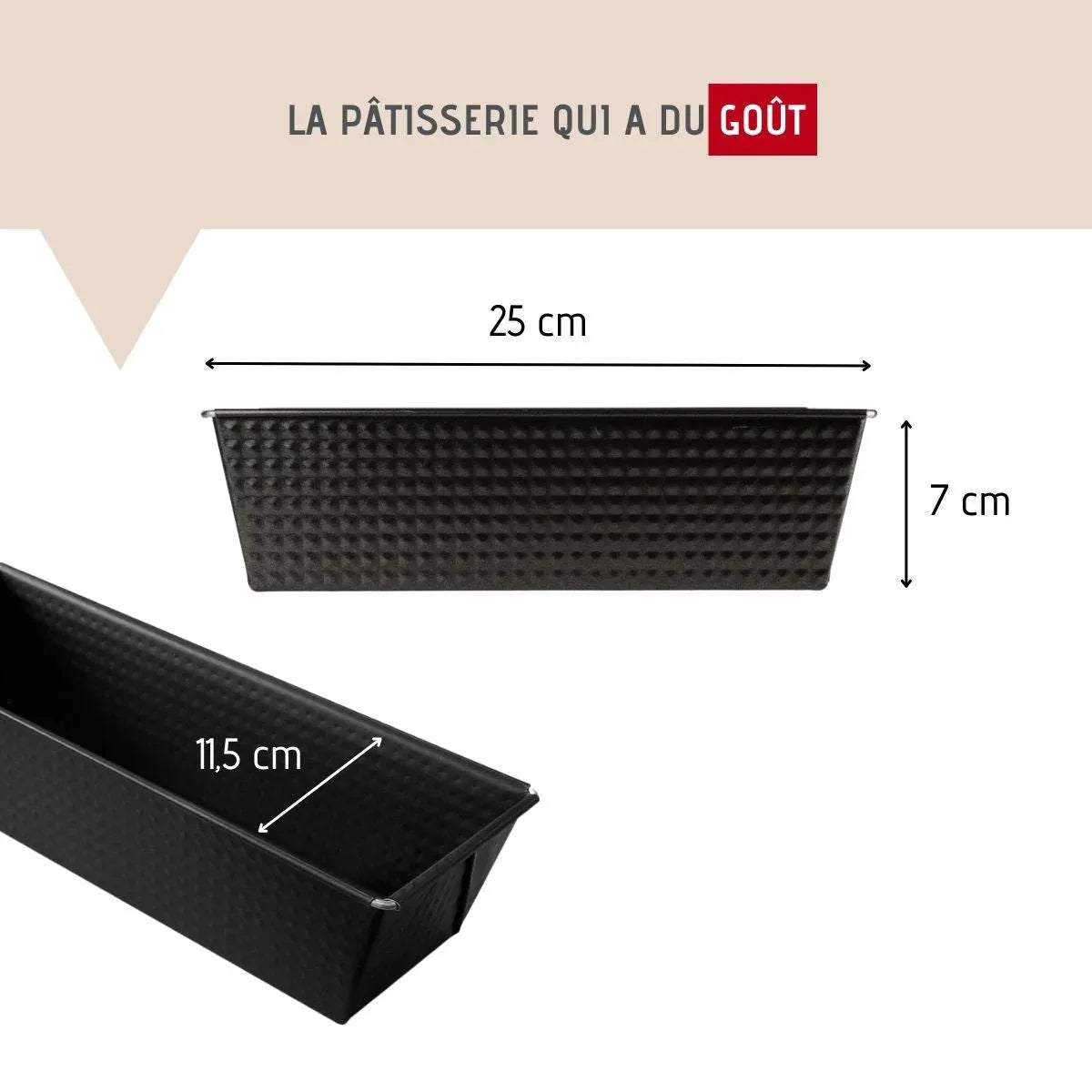 Cakevorm Zenker 25cm Pure | Antiaanbaklaag | Perfecte Taarten - Dahomy.nl