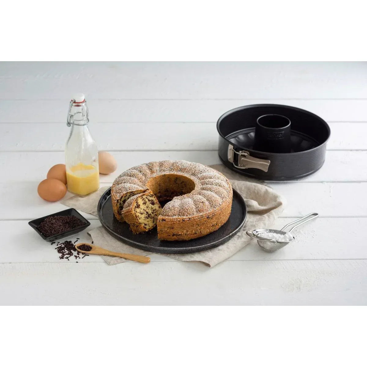 Springvormen Set Zenker 3-delig | Ø20 24 28cm | Non-stick Teflon - Dahomy.nl