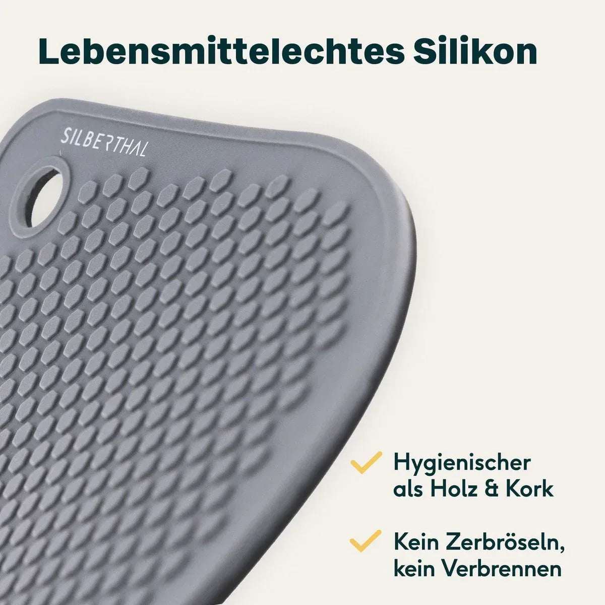 Magnetische Onderzetter Silicone – Silberthal Panonderzetter met Magneet - Dahomy.nl