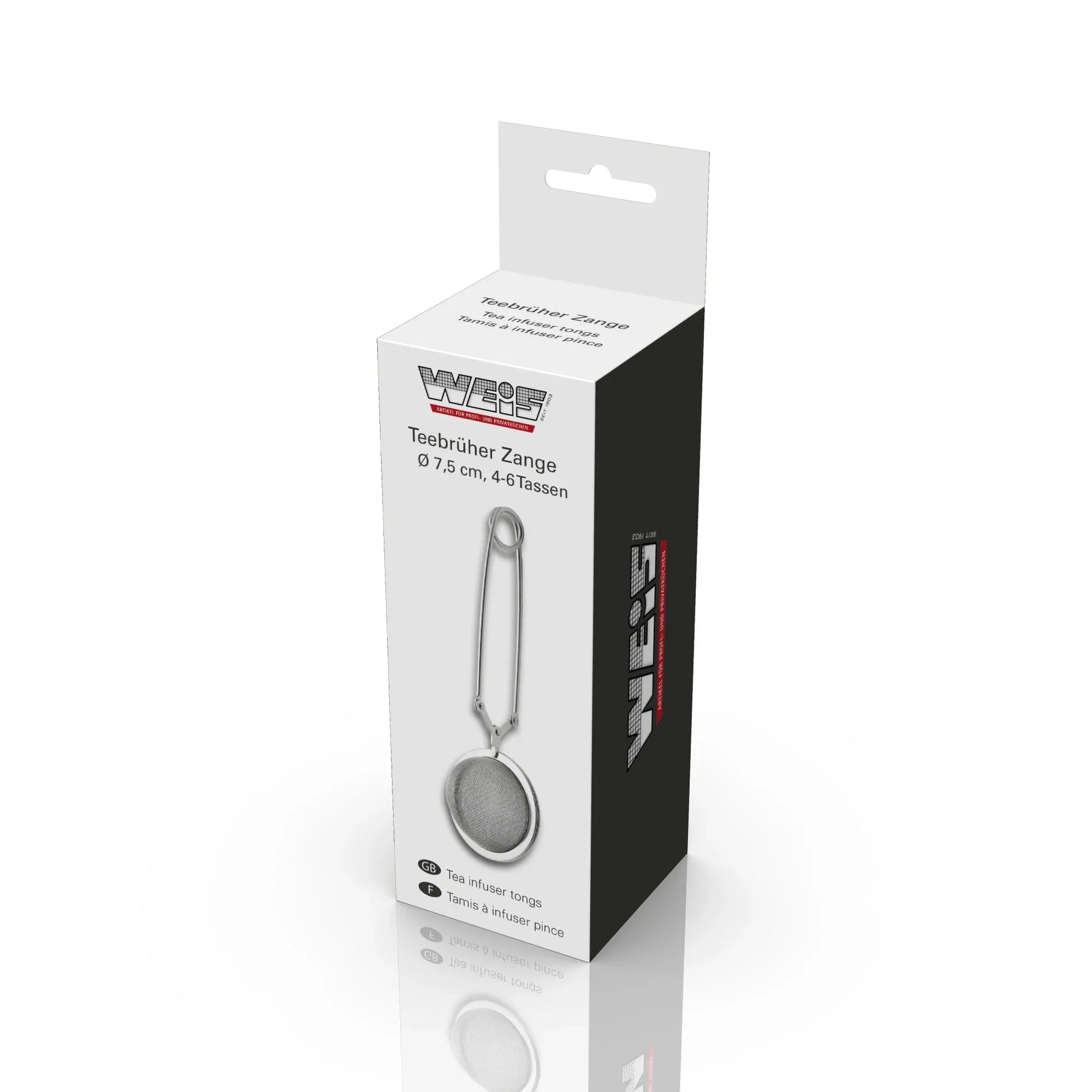 Thee-infuser RVS Karl Weis 8cm | Fijnmazig Veer | Theezeef - Dahomy.nl