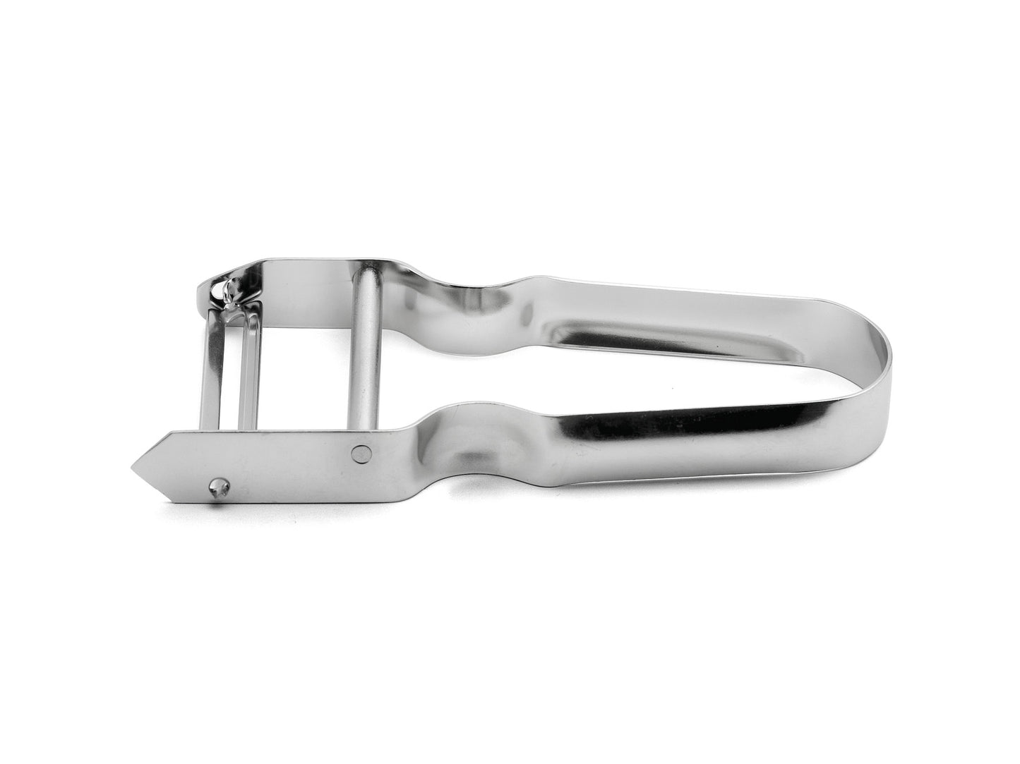 Karl Weis dunschiller RVS met beweegbaar mes - geschikt voor links en rechtshandigen