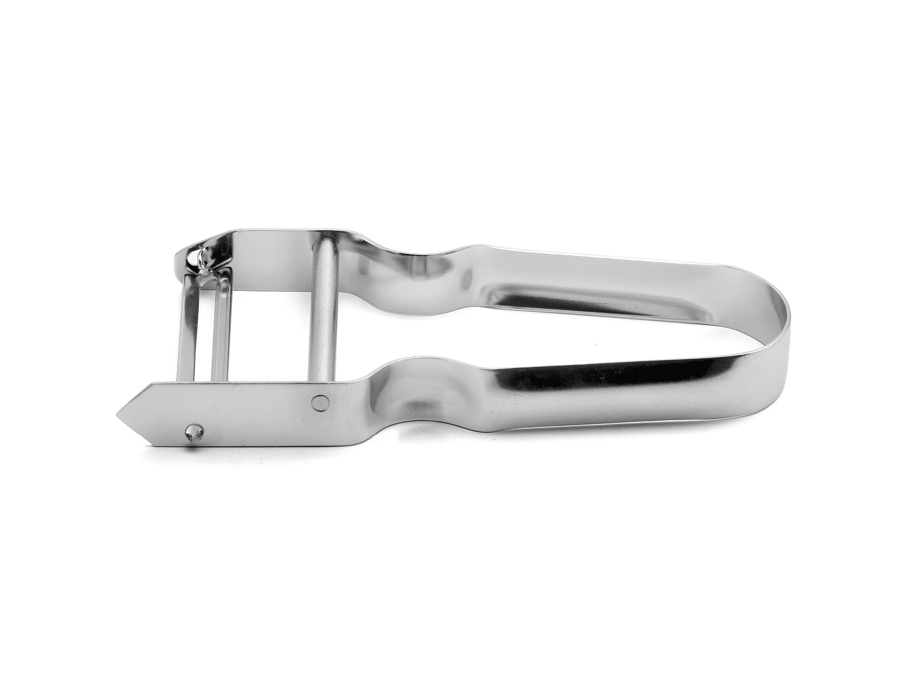 Karl Weis dunschiller RVS met beweegbaar mes - geschikt voor links en rechtshandigen