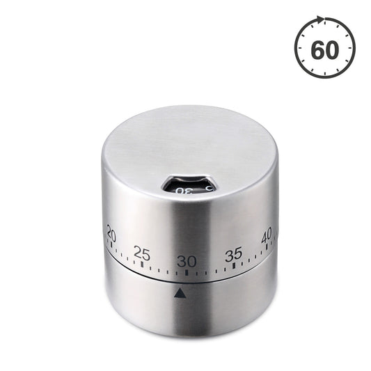 Karl Weis dubbele keukentimer in roestvrij staal met magnetische achterkant