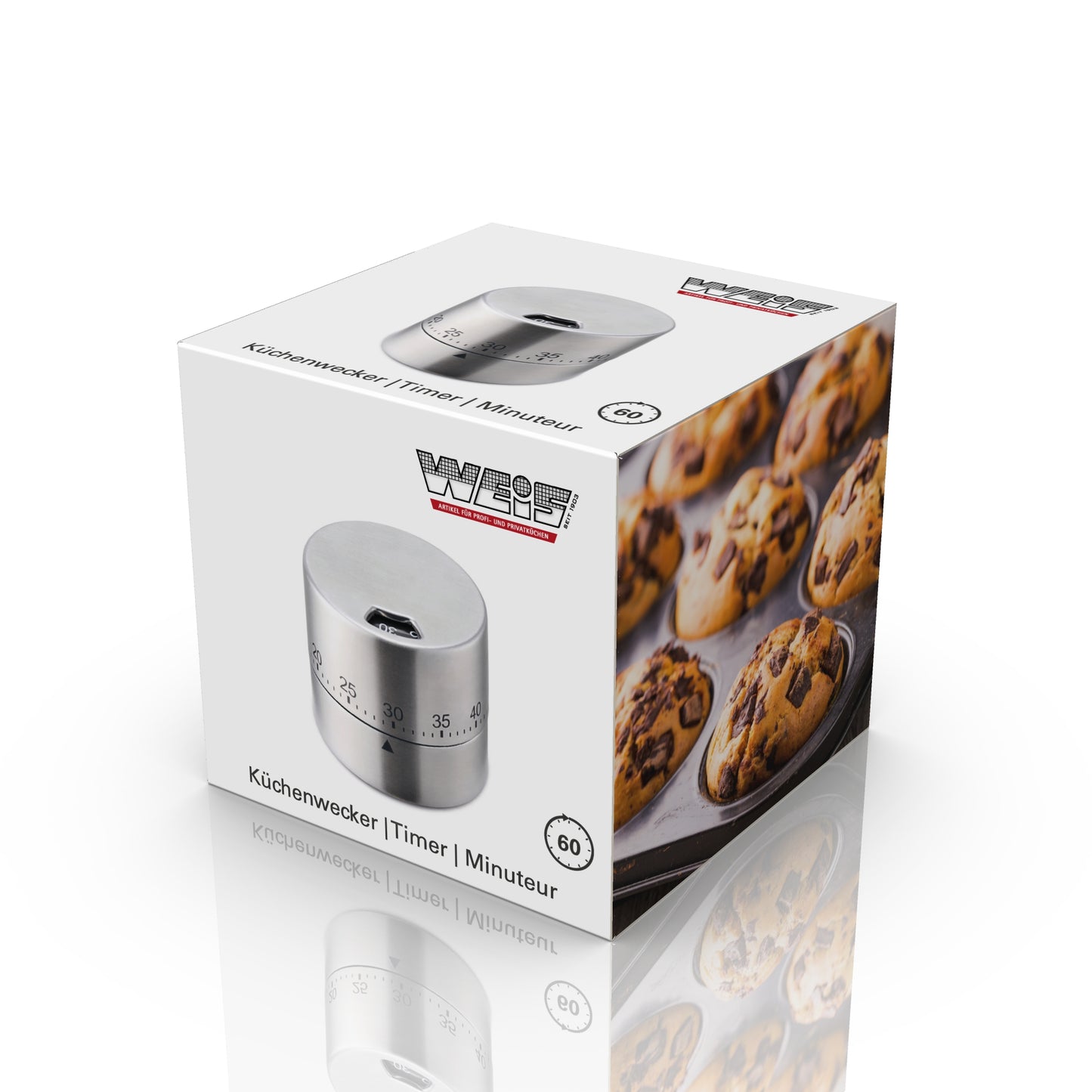 Karl Weis keukentimer in klassieke geschenkdoos