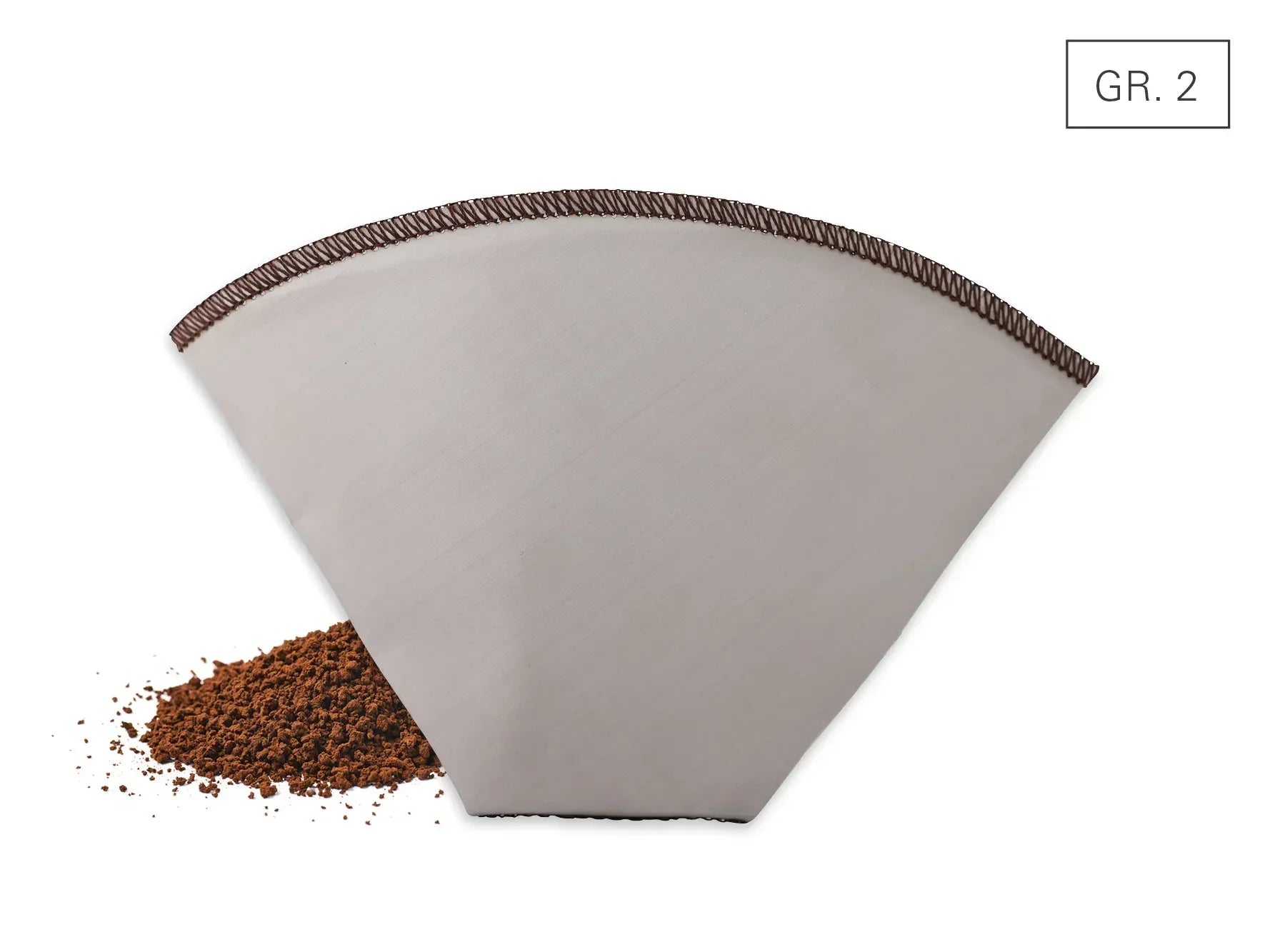 Koffiefilter Herbruikbaar Karl Weis | Opvouwbaar Maat 2 & 4 | RVS - Dahomy.nl
