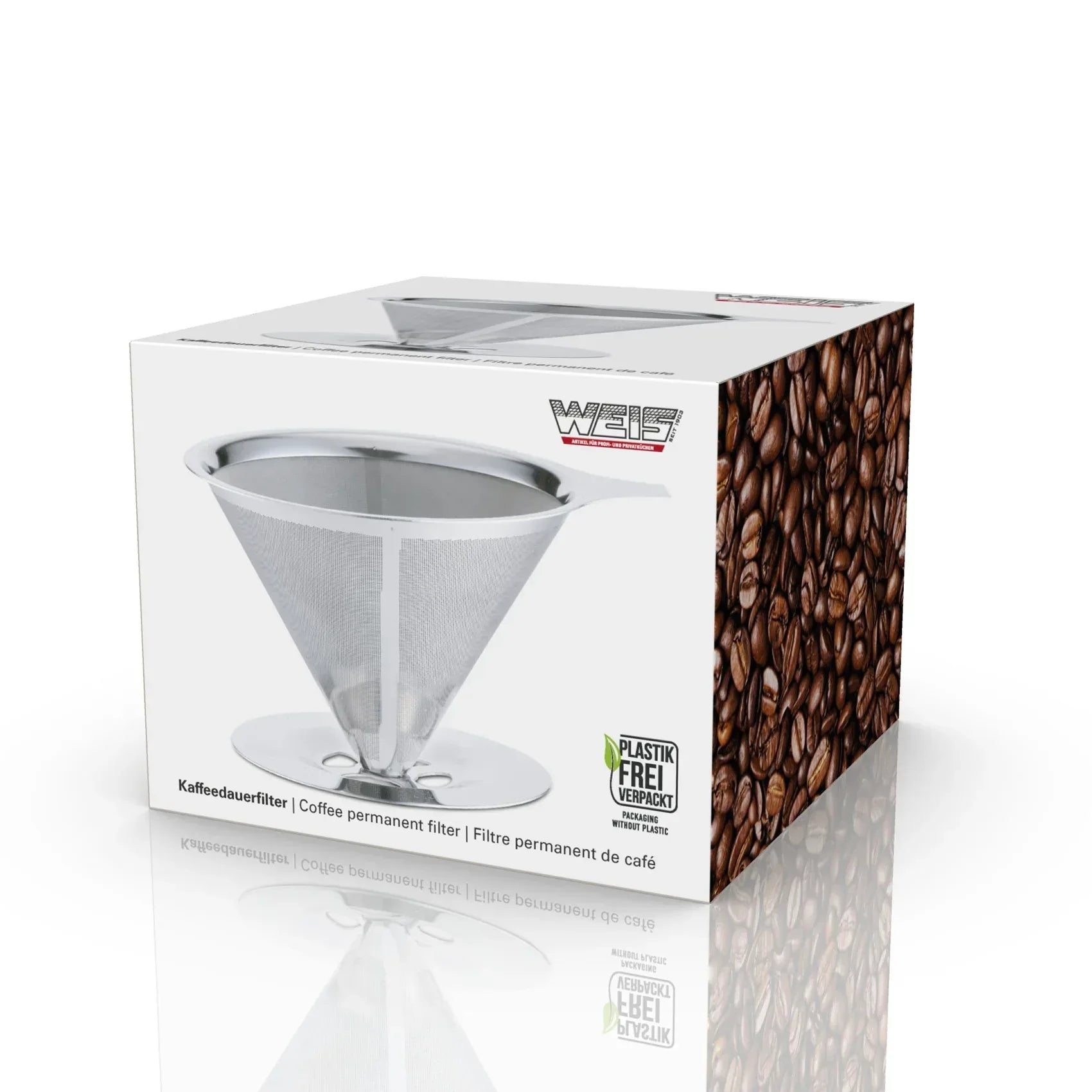 Koffiefilter Permanent RVS Karl Weis | Dubbele Laag | Ultrafijn - Dahomy.nl