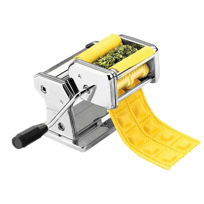 Pasta Machine Ravioli Spaghetti Maker Livoo | Handmatig RVS | Verse Pasta Thuis - Dahomy.nl