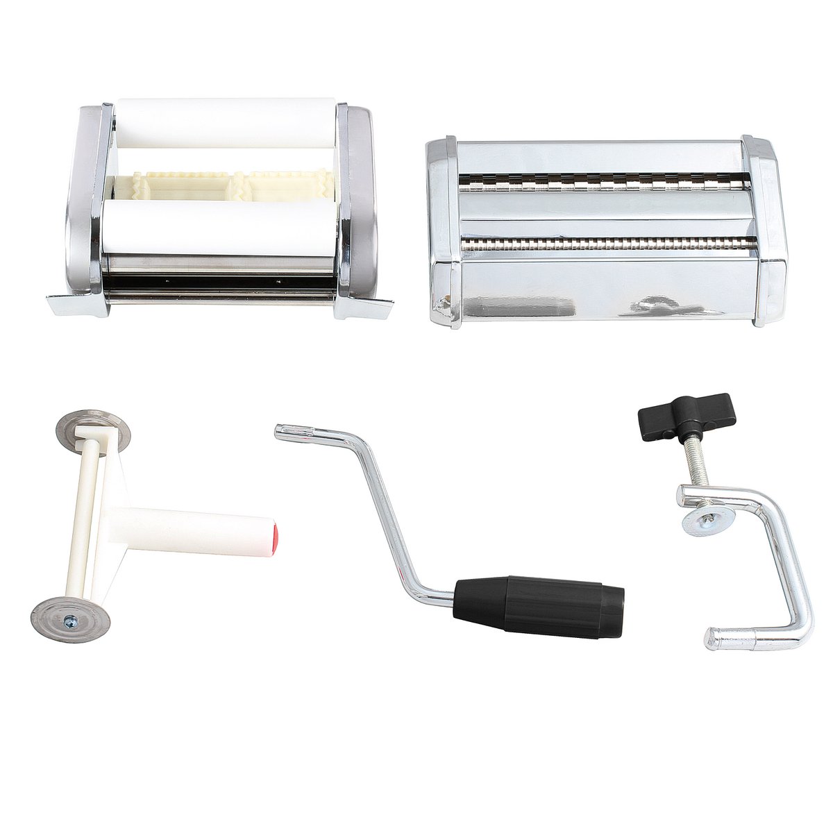 Handmatige pasta machine tafelklem bevestiging verse pasta maken
