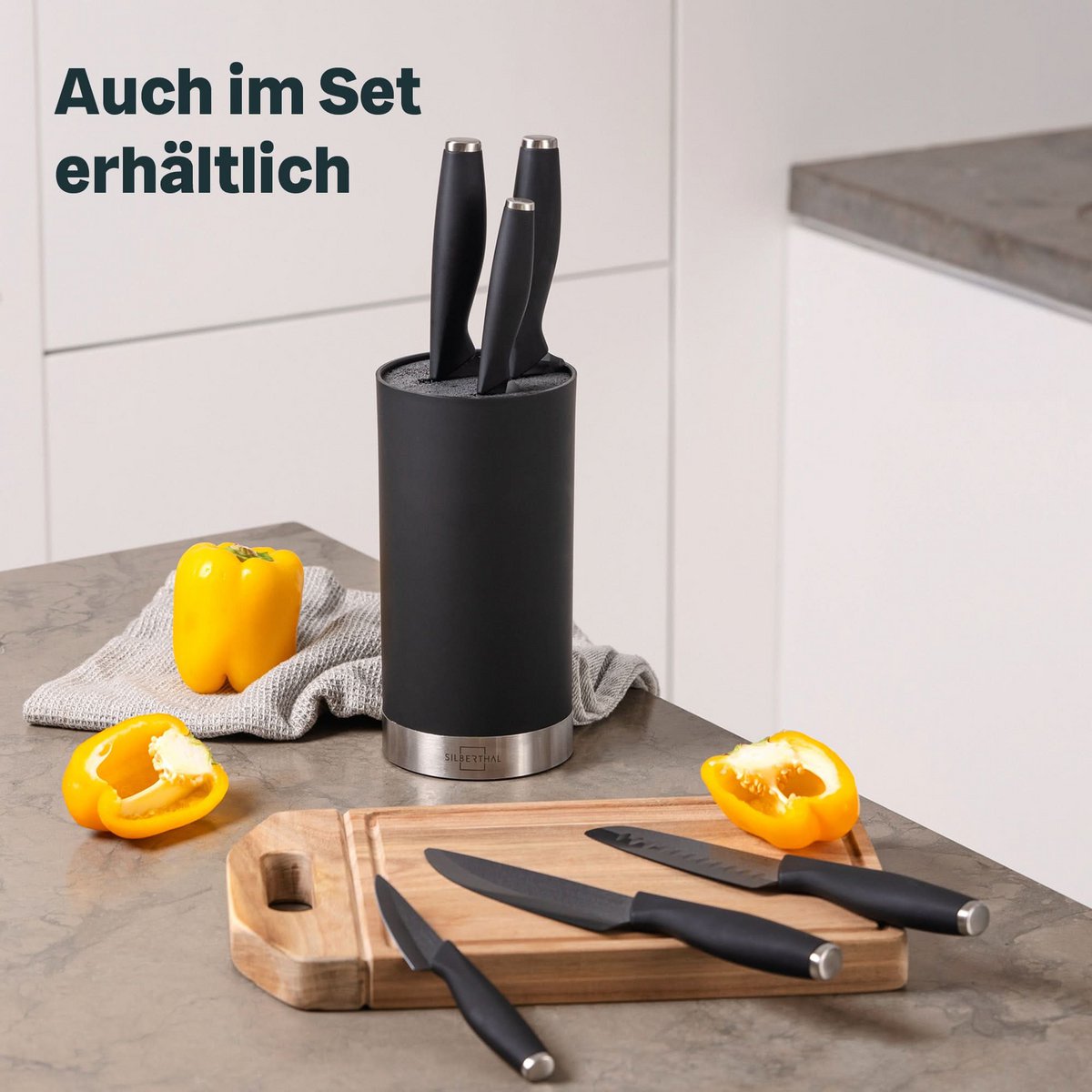 Keramische Messen Set 3-delig – Silberthal Zirkonia Messenset met Mesbescherming