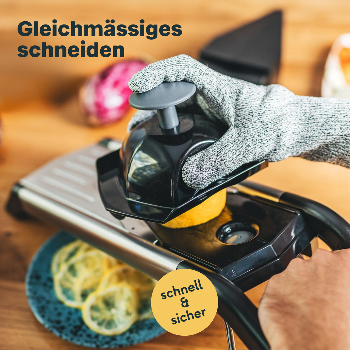 Mandoline Groentesnijder - 5 Verwisselbare Inzetstukken Fijn tot Grof