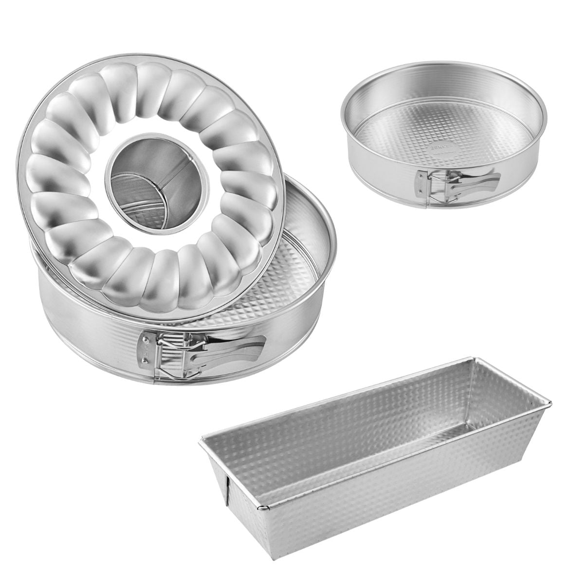 Zenker bakvormen set compleet overzicht alle drie vormen