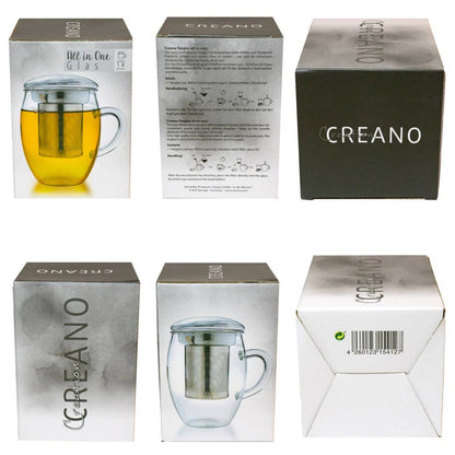 Creano theeglas 400ml productdoos - aantrekkelijke geschenkverpakking

