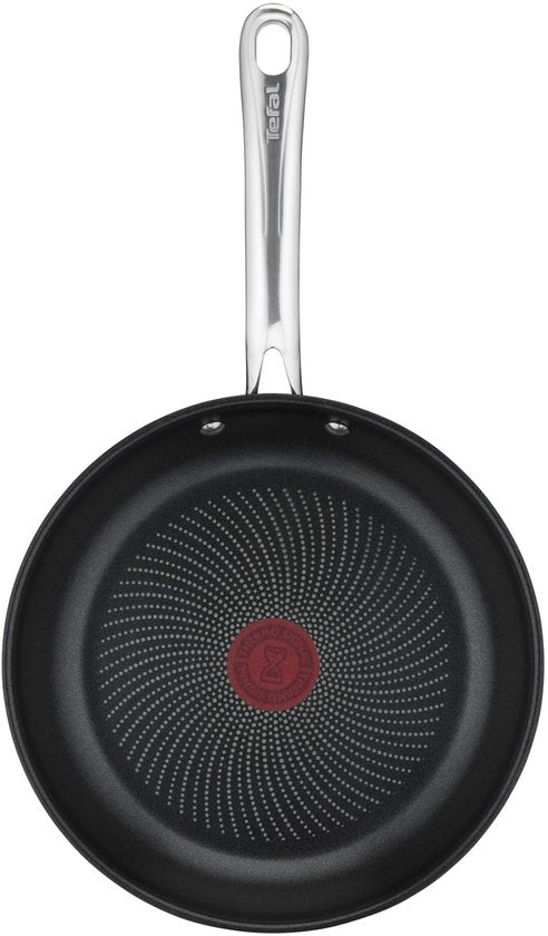 Tefal Thermo-Signal indicator rood 180 graden ideale baktemperatuur koekenpan.