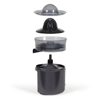 Livoo citruspers zwart detail onderdelen kegel verwijderbaar accessoires
