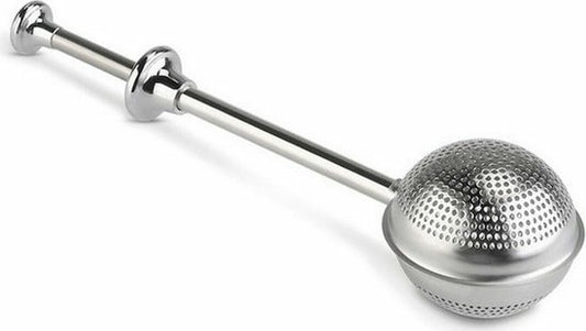 Quttin theefilter roestvrij staal met knop 18,5 cm