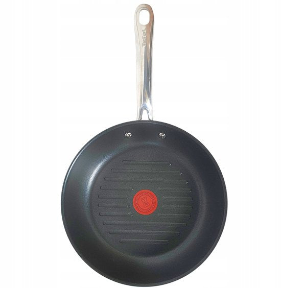 Tefal Thermo-Signal indicator rood optimale baktemperatuur grillpan 26 cm.