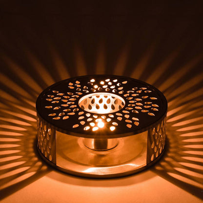 Creano theepot warmer met theelichthouder stevig en rammelvrij
