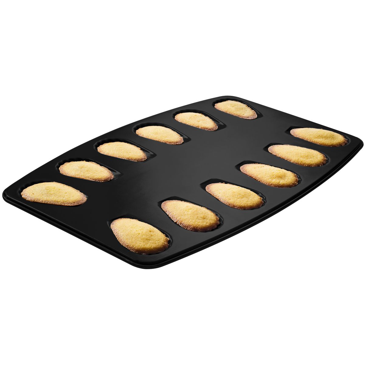 Zenker madeleinevorm met gebakken madeleines klassiek Frans gebak
