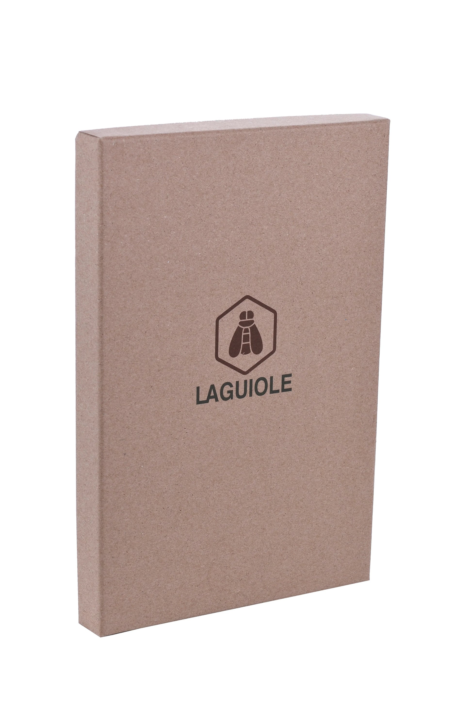 set van 6 hoogwaardige steakmessen RVS lemet en houten handvat 23 cm lang