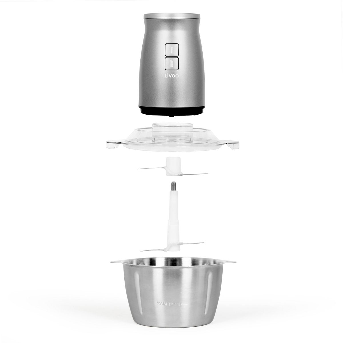 Livoo DOP237 mini notenhakselaar onderdelen detail kruiden hakken
