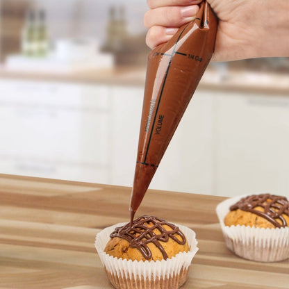 Zenker wegwerpspuitzakken 30x15cm voor versieren van taarten en muffins
