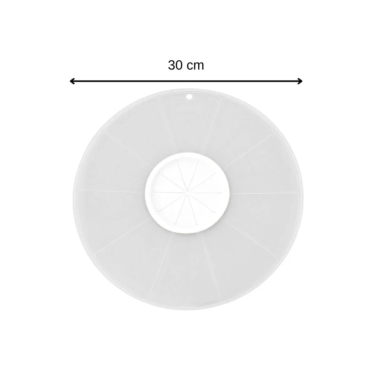 Antispatdeksel Zenker 30cm | Smart Pastry | Transparant Mixer Opening - Dahomy
