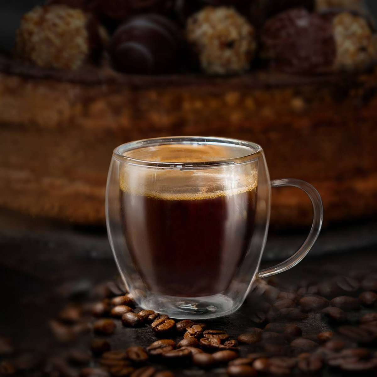 Espresso thermoglazen 100ml met handvat voor barista kwaliteit thuis
