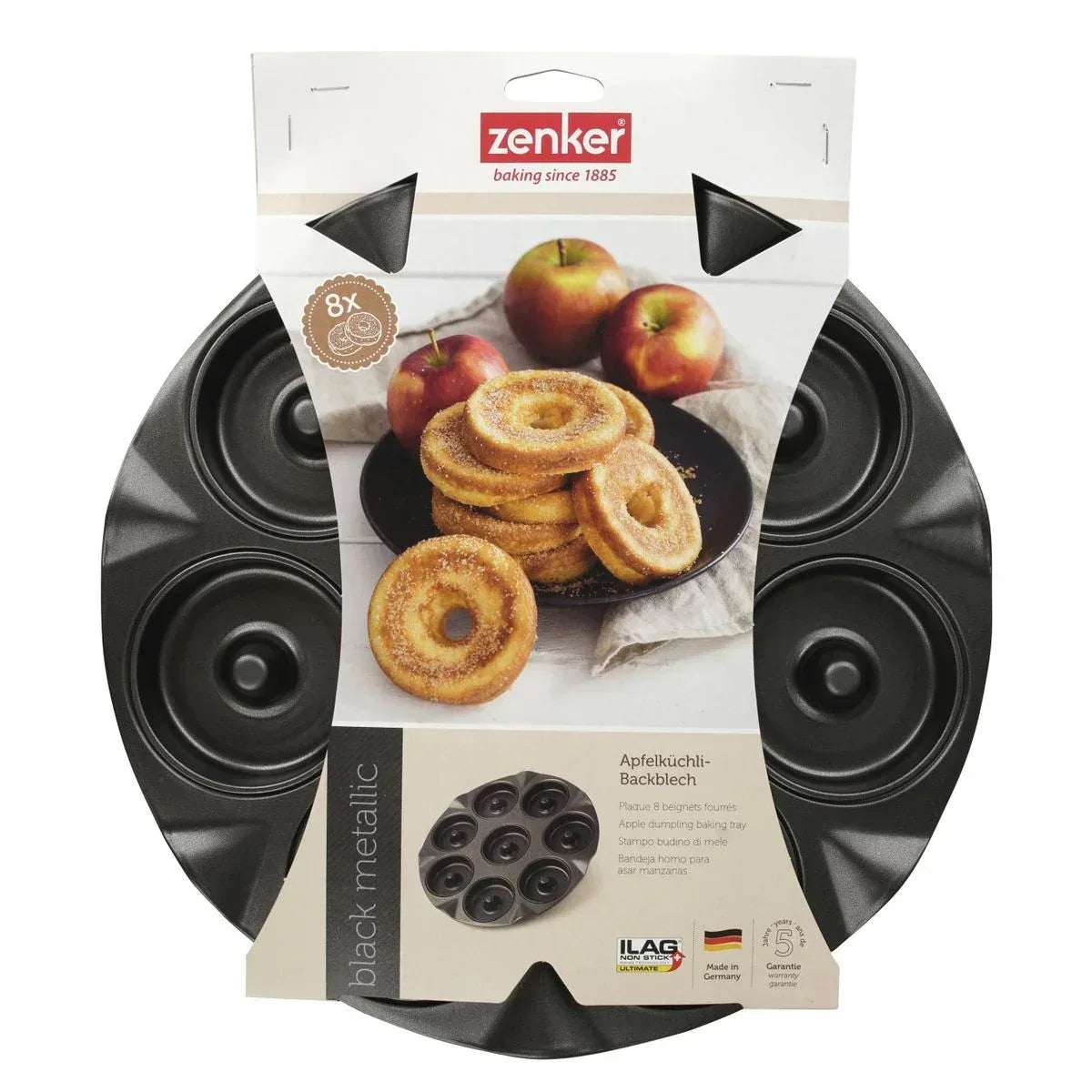 Maak heerlijke donuts met de Zenker Donutvorm - 8 holtes - Dahomy.nl