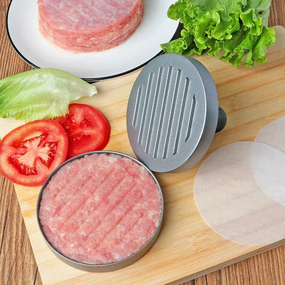 Hamburgerpers RVS Quttin 12cm | Burgerpers | BBQ Accessoire - Dahomy.nl