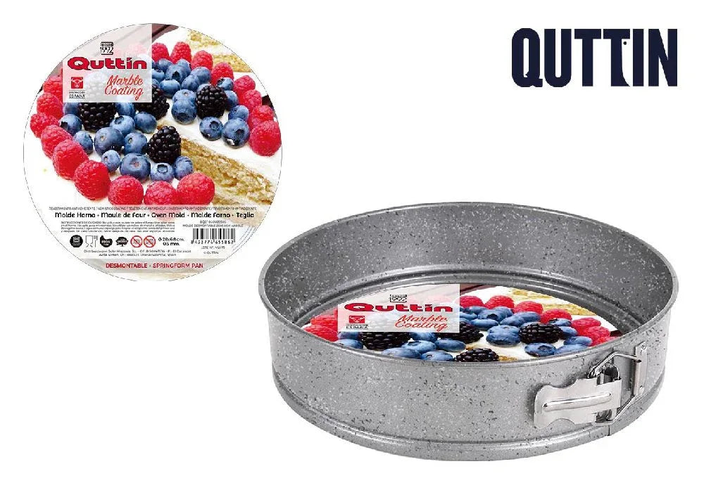 Afneembare Bakvorm 20 cm PFOA-Vrij Marmer Look – Koolstofstaal | Quttin - Dahomy