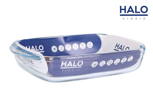 Glazen ovenschaal rechthoekig 23x15 cm 