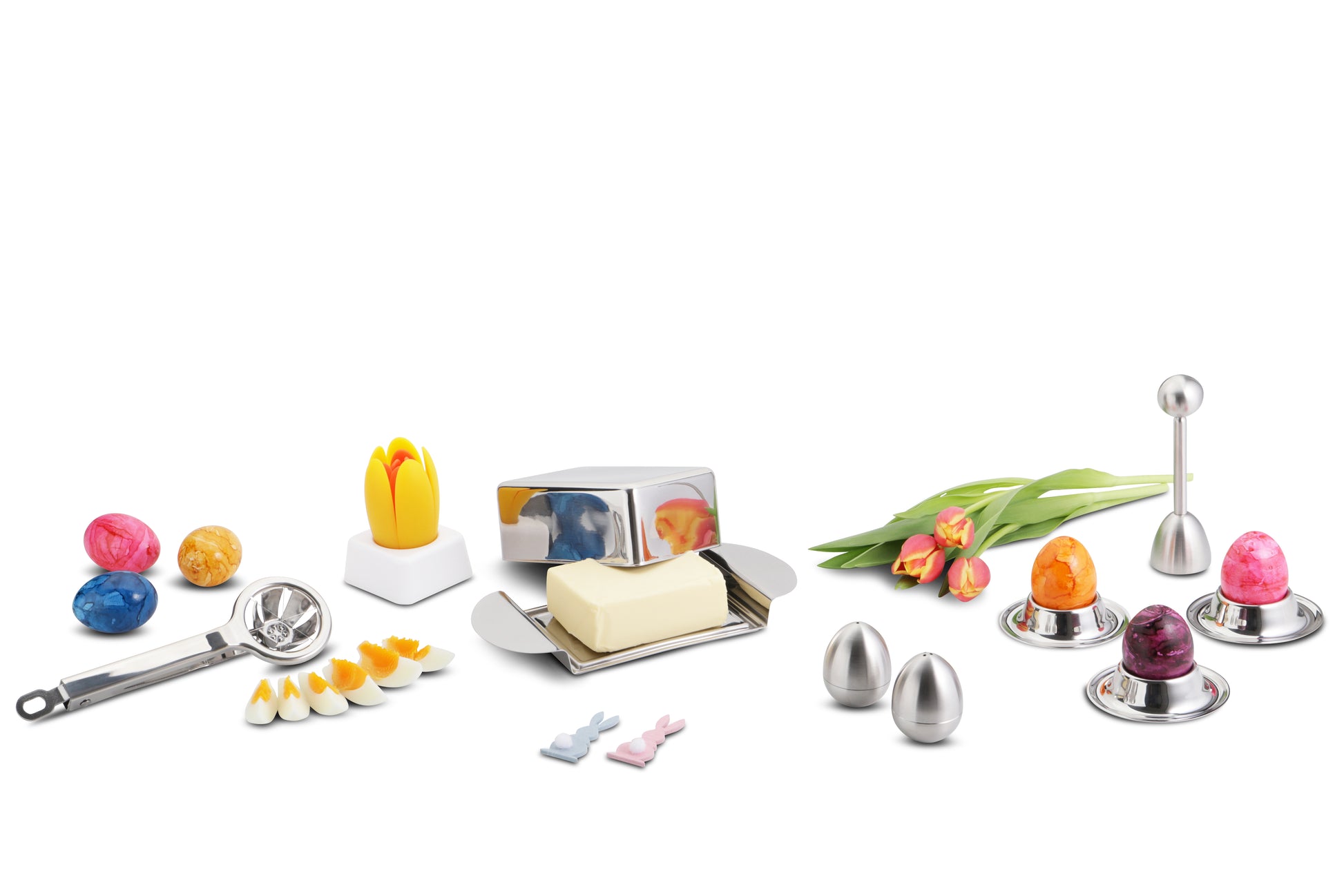 Karl Weis RVS keukenset met botervloot en accessoires
