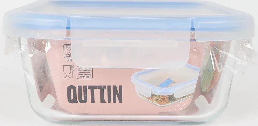Vershouddoos Glas Rechthoekig 1000ml – Hermetisch Deksel | Quttin - Dahomy.nl