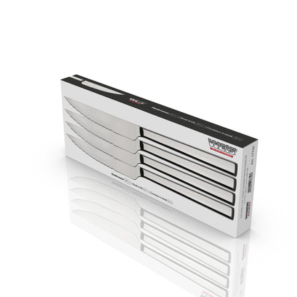 Karl Weis Steakmessen Set van 4 – Gekarteld RVS Lemmet 23 cm | Geschenkverpakking