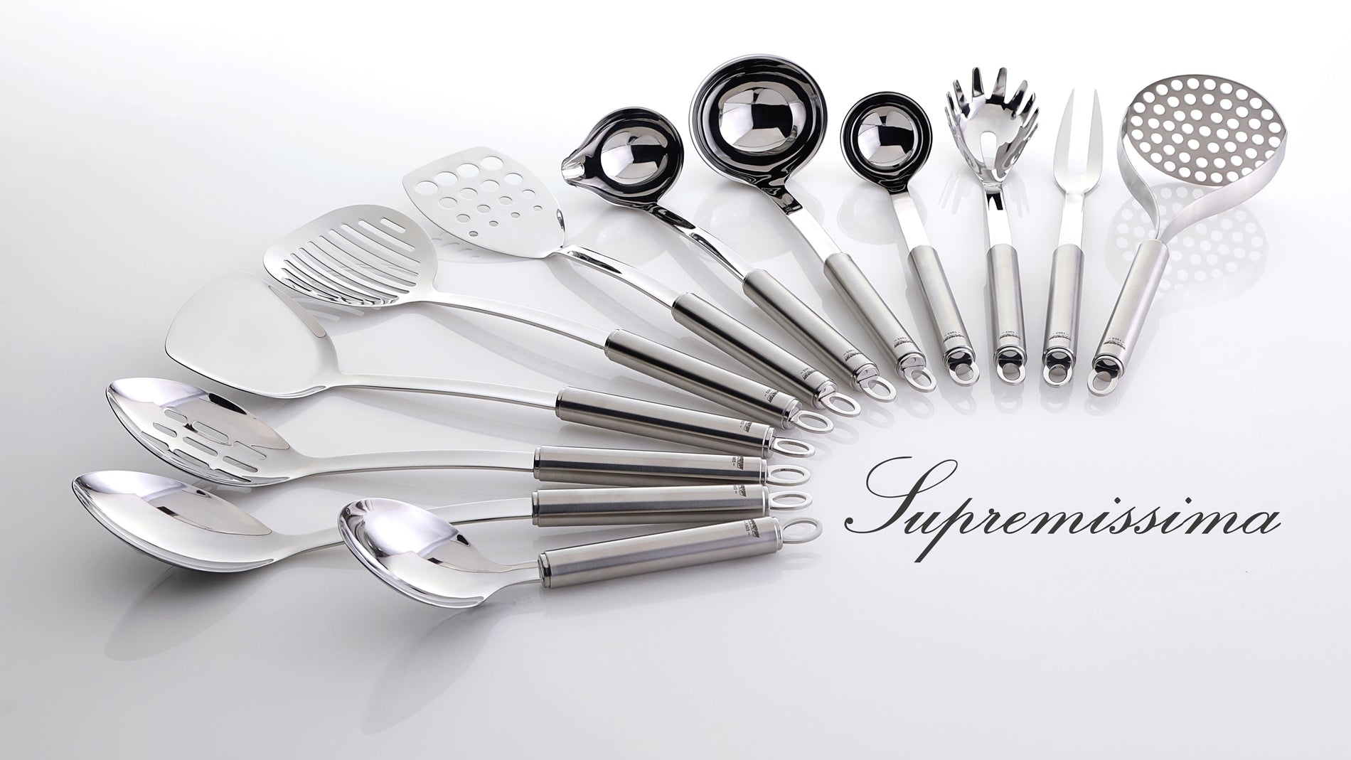 Supremissima collectie liggend Karl Weis Supremissima keukengereiset roestvrij staal volledig assortiment