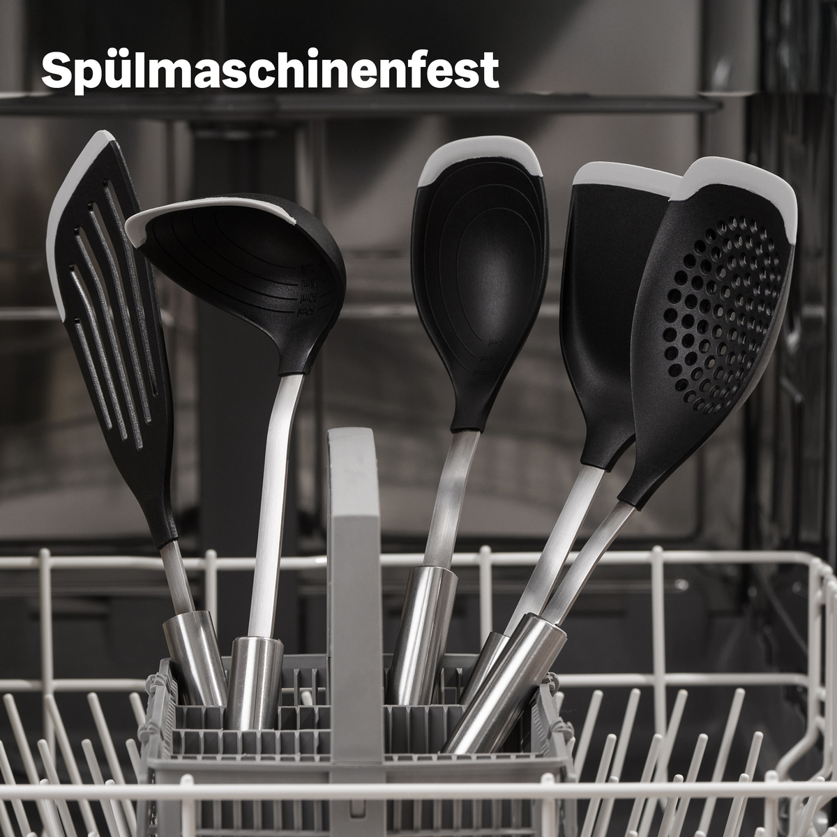 Silberthal 5-delige Set Compleet - Premium keukengereiset met maatweegschaal en antiaanbaklag design in vaatwasmachine
