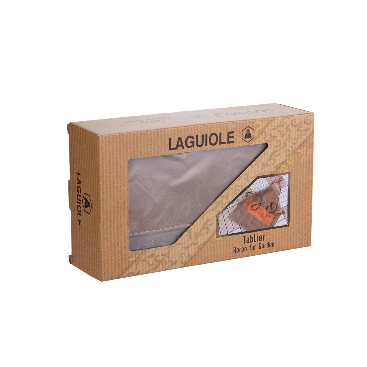 Laguiole waterdicht tuinschort verstelbare riem 95 cm zijaanzicht
5	