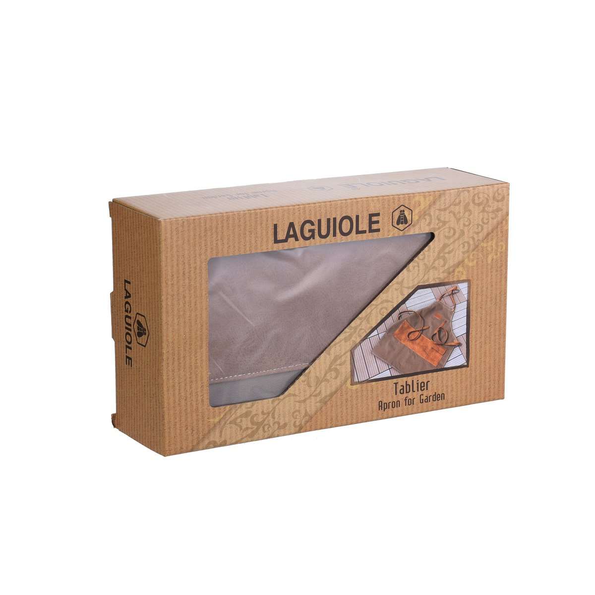 Laguiole waterdicht tuinschort verstelbare riem 95 cm zijaanzicht
5	