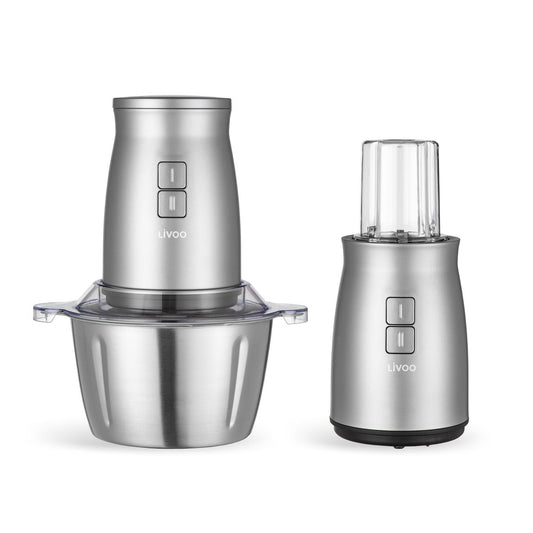 Livoo DOP237 hakmolen compleet apparaat met 2 liter RVS kom multifunctioneel
