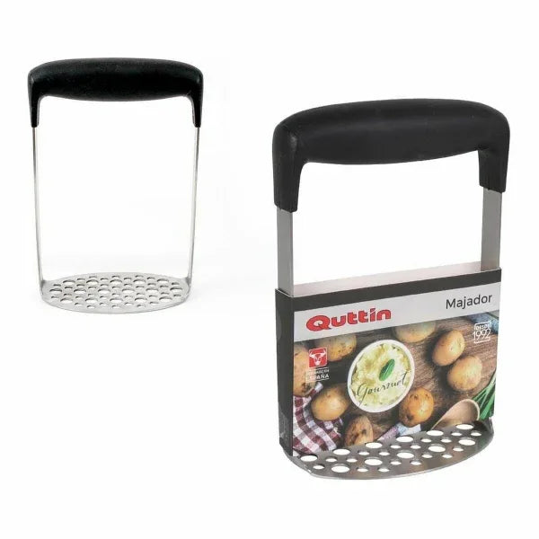 Aardappelstamper RVS Quttin 11,5x18cm | Pureestamper | Ophangbaar - Dahomy