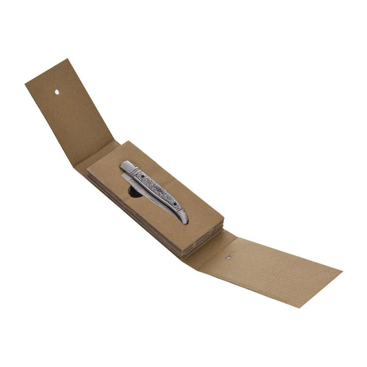 Laguiole Héritage vouwmes zebrahout Venetiaanse stijl vooraanzicht